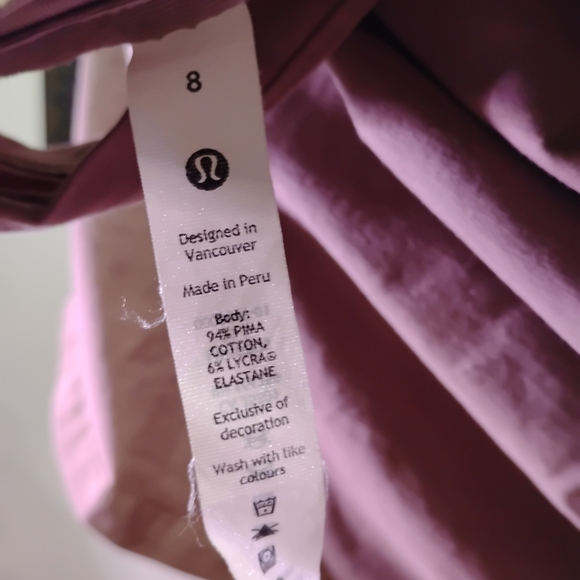 Lululemon NWOT Dusty Rose Pink Running, Yoga, Workout Quick Dry Top. - Picture 6 of 6